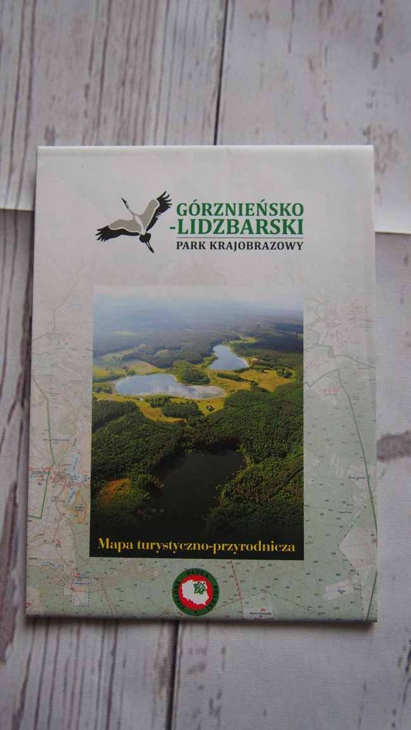 GÓRZNIEŃSKO-LIDZBARSKI PARK KRAJOBRAZOWY MAPA