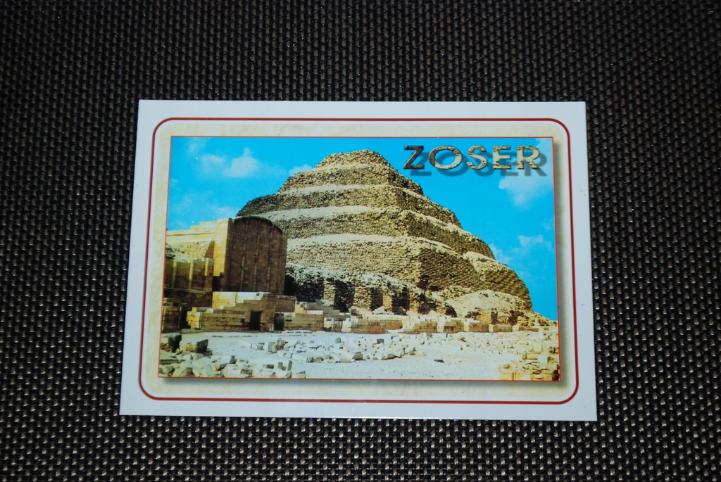 Pocztówka EGYPT Piramid Adegres De ZOSER