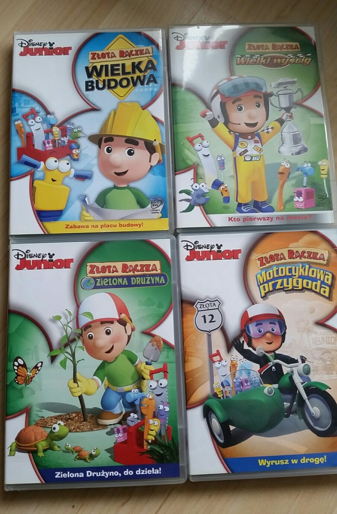 Maniek Złota Rączka 4 filmy DVD stan idealny