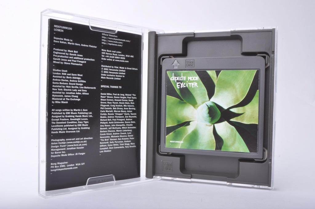 MiniDisc Depeche Mode Exciter Mini Disc + Oasis 7287414336