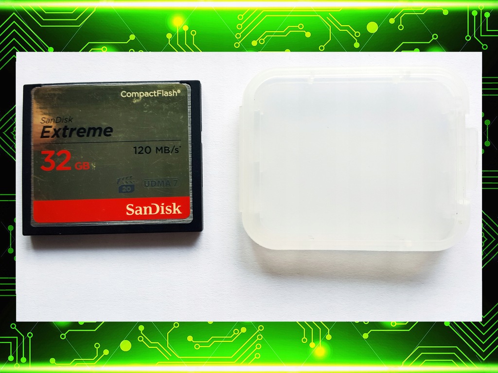 Karta Pamięci CF Compact Flash SanDisk 32GB 120MBs
