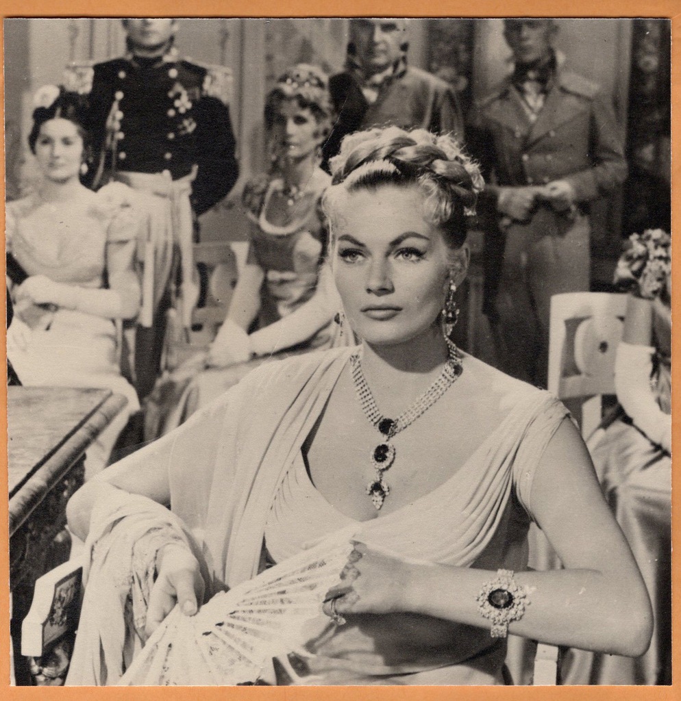Stara fotografia Anita Ekberg 1950 rok