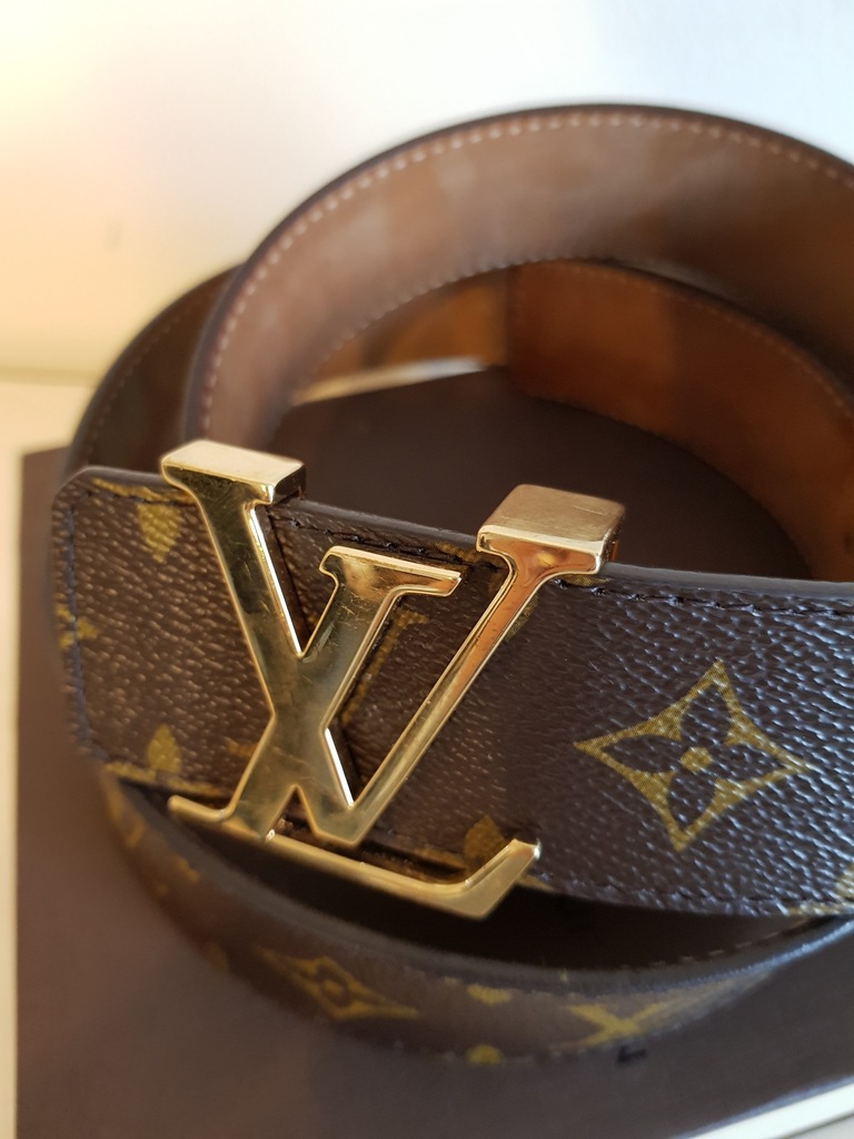 Vitkac pasek dwustronny Louis Vuitton LV - 6083395509 - oficjalne archiwum  Allegro