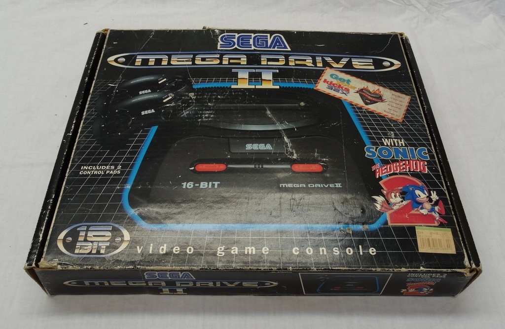 SEGA MEGA DRIVE II KOMPLET KARTON INSTRUKCJE !!