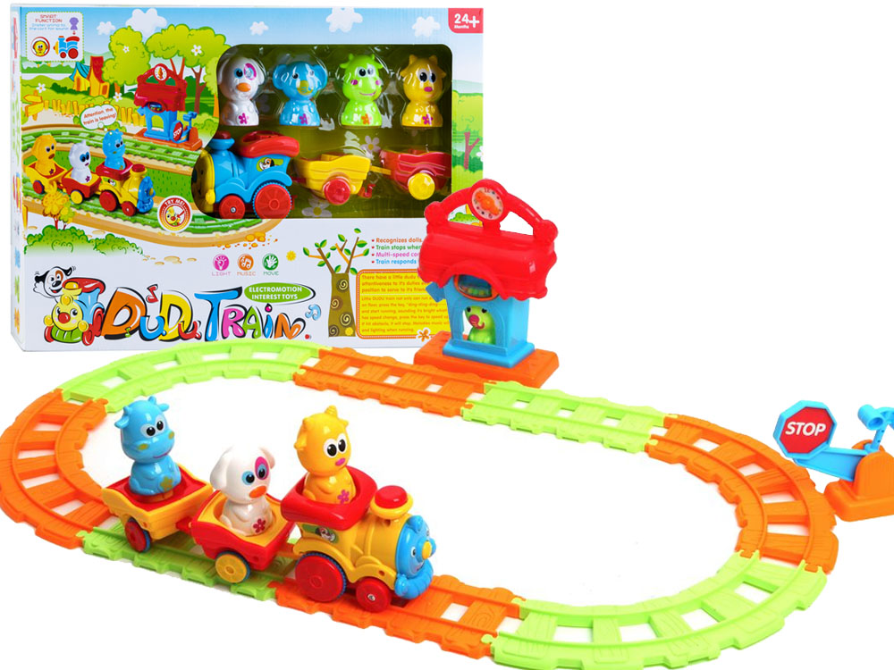 Interaktywna Kolejka POCIĄG dla maluszka ZA1729 - 7033299447