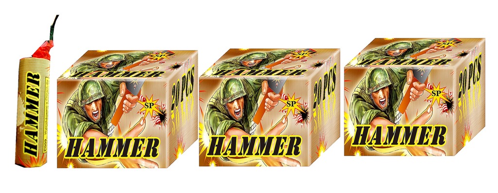 PETARDY HUKOWE HAMER 60 SZTUK GŁOŚNIEJSZE OD FP3