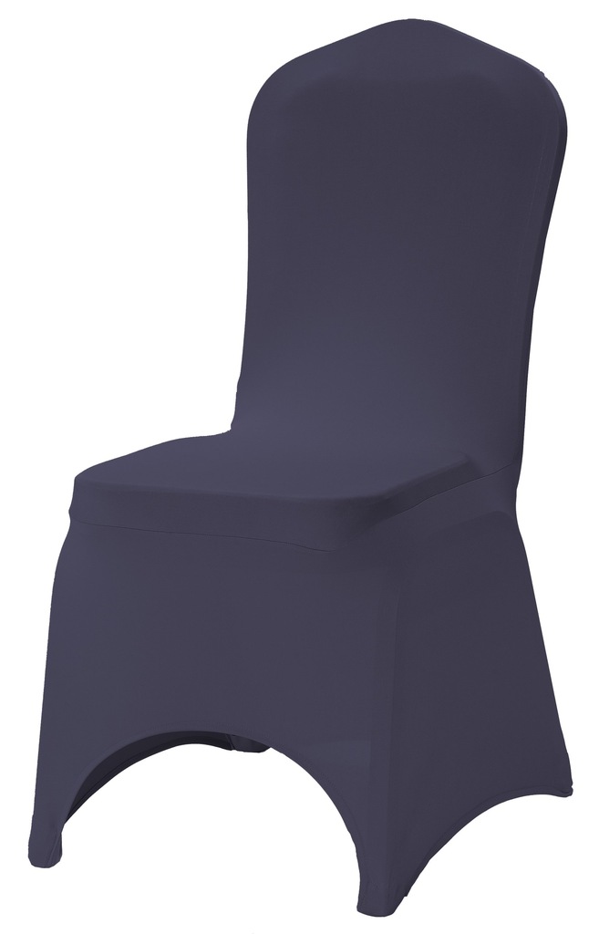 Pokrowiec na krzesło Spandex - elastyczny popiel