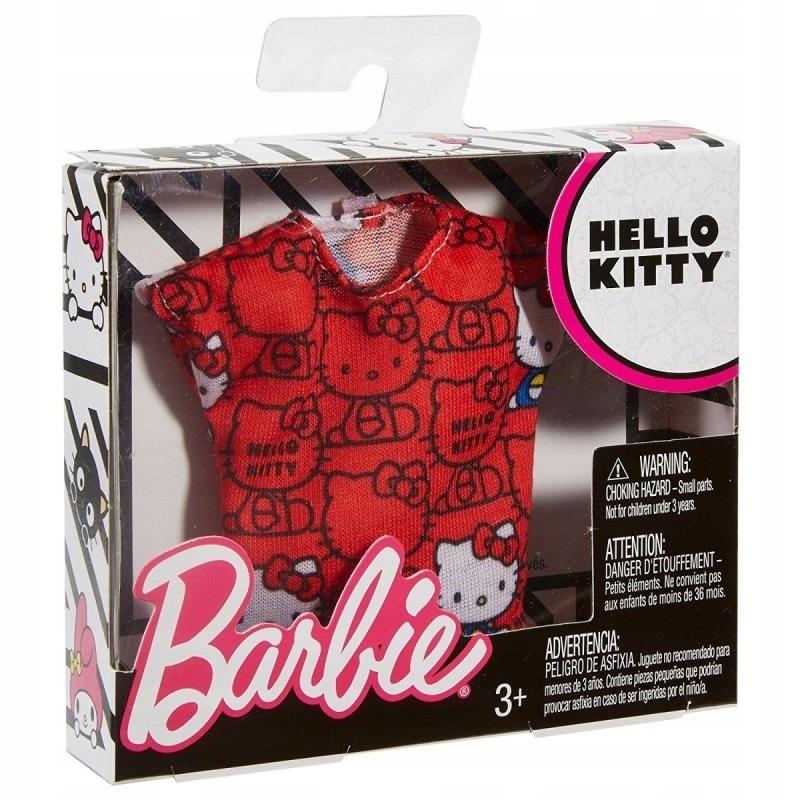 Barbie Hello Kitty czerwony top