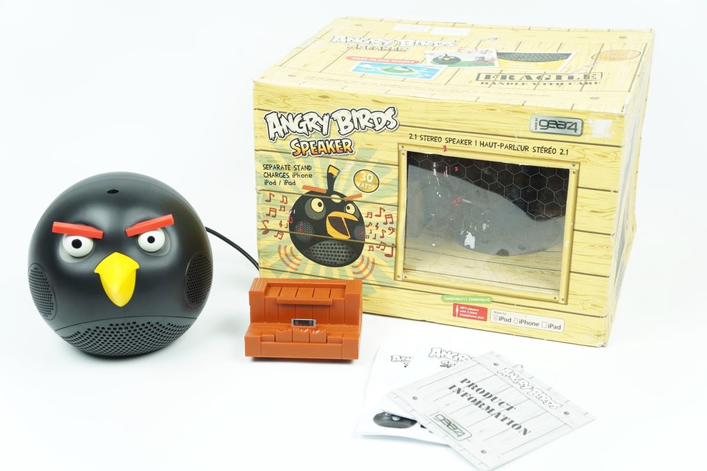 GEAR4 Angry Birds Black Bird głośnik iPhone iPad