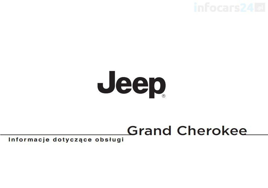 Jeep Grand Cheeroke 200913 Nowa Instrukcja 6894462515