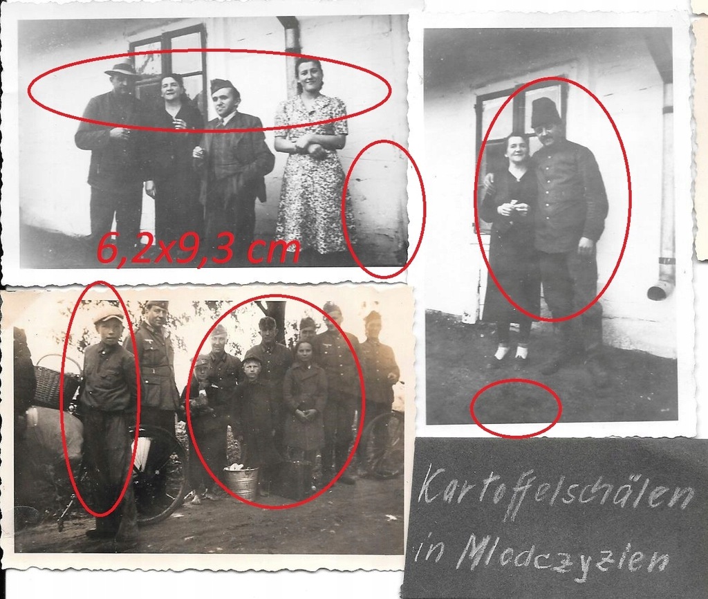Młodzieszyn k. Sochaczew 1939 mieszkańcy WH x 3