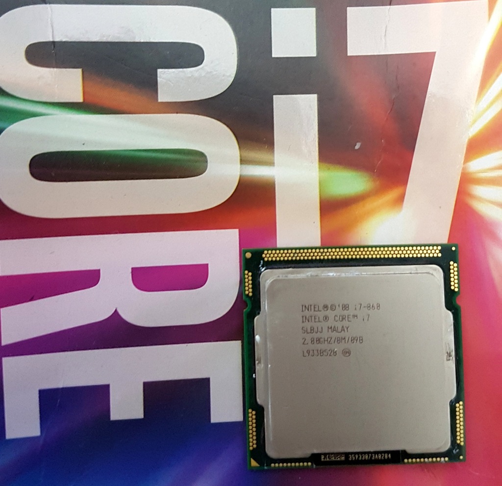 Intel Core i7 860 LGA1156 4x2,8GHz SLBJJ Cooler