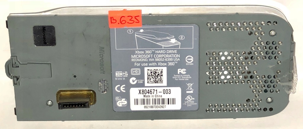 DYSK XBOX 360 MICROSOFT X804671-003 NR B.635