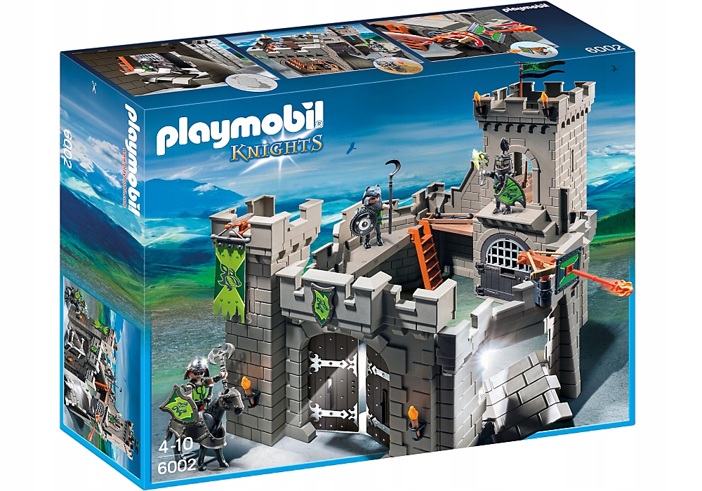 Playmobil Forteca Zamek herbu Wilka 6002