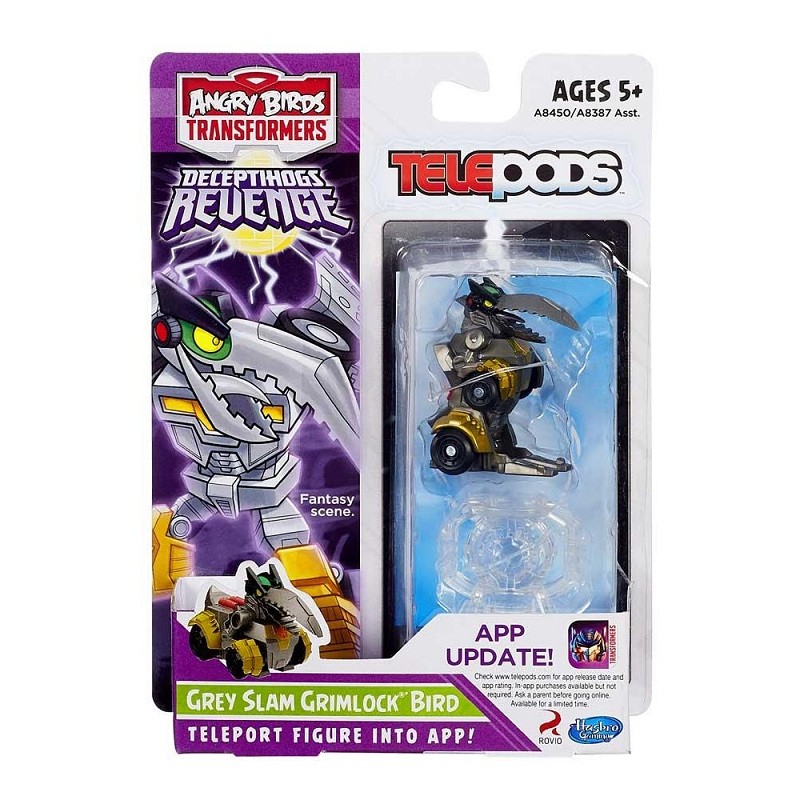 ANGRY BIRDS TRANSFORMERS Telepods Figurka Grimlock
