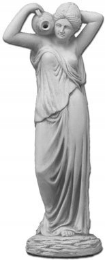 Figura ogrodowa betonowa kobieta z dzbankiem 76cm