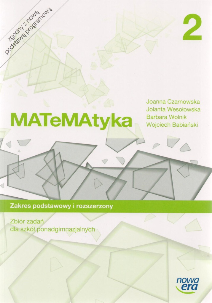 Matematyka 2 Zbiór Zadań Zakres Rozszerzony Liceum Technikum Pdf Matematyka 2 Zbiór zadań Nowa Era - 6685536131 - oficjalne archiwum Allegro
