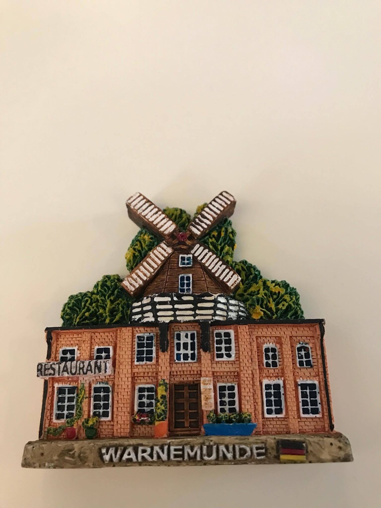 Magnes Magnez na lodówkę Młyn Menersa Rostock