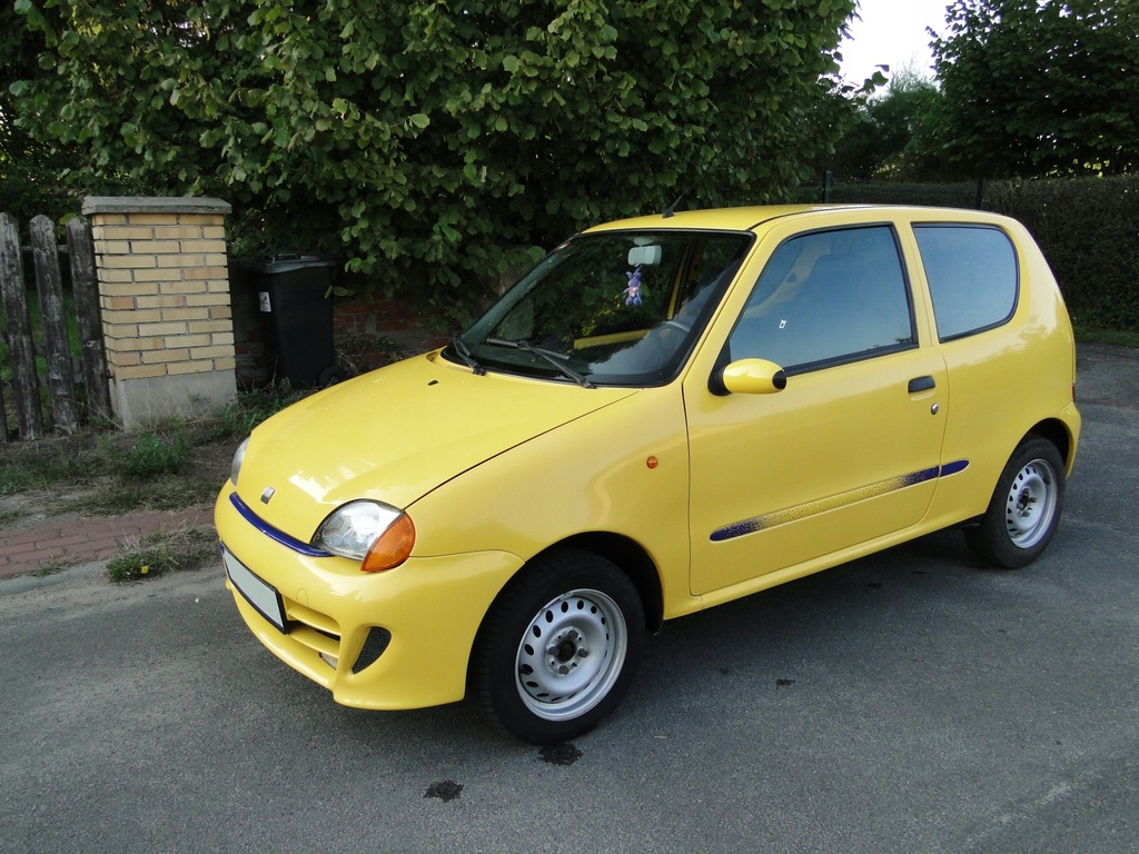 Fiat Seicento Sporting oryginalny bezwypadkowy spr