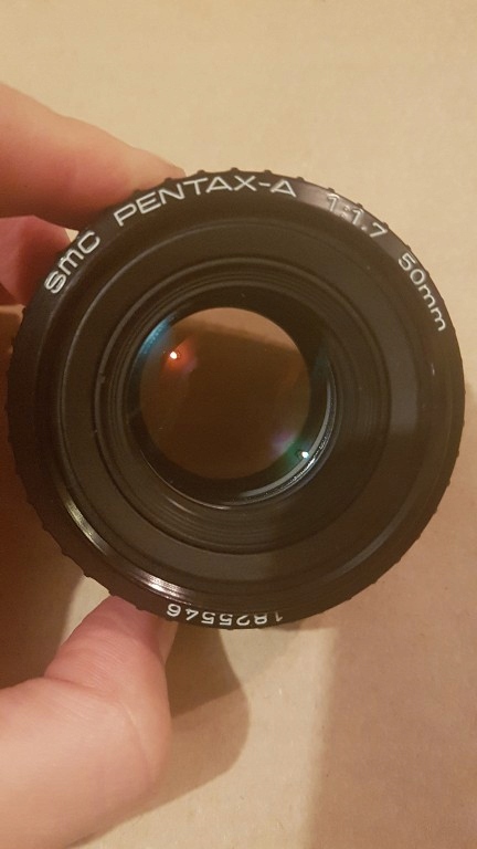 SMC Pentax-a 1.7 50mm super stan