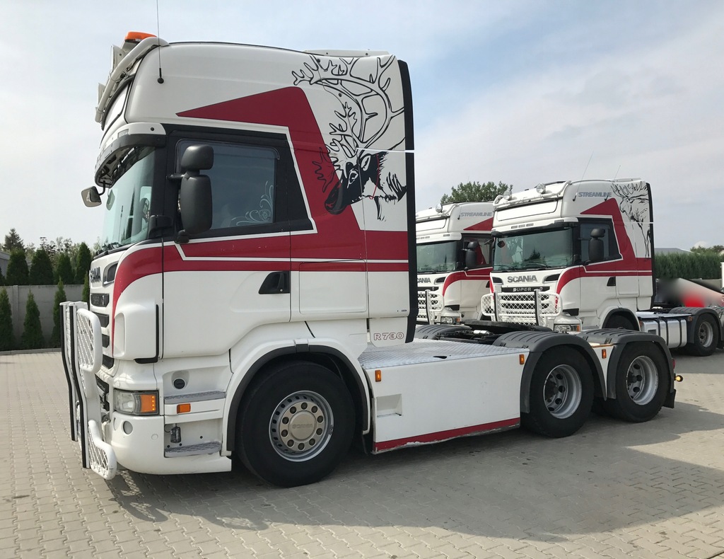 SCANIA R730 V8 CIĄGNIK SIODŁOWY 6x4 TRUX R560 R620