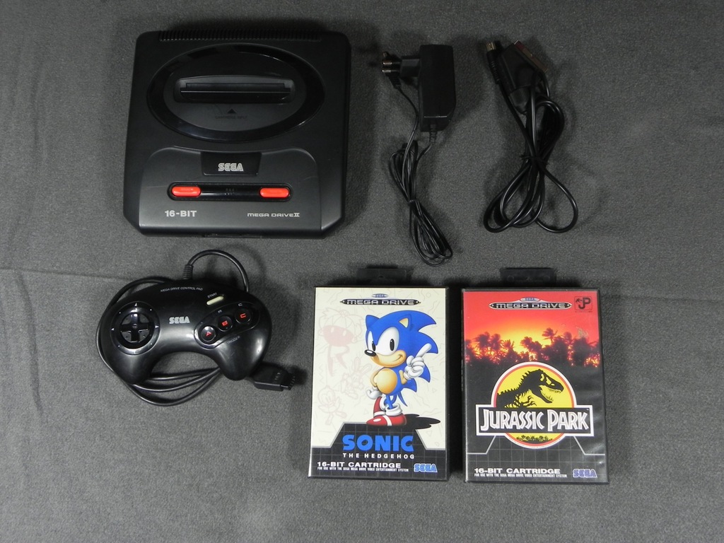 Sega Mega Drive + 2 gry