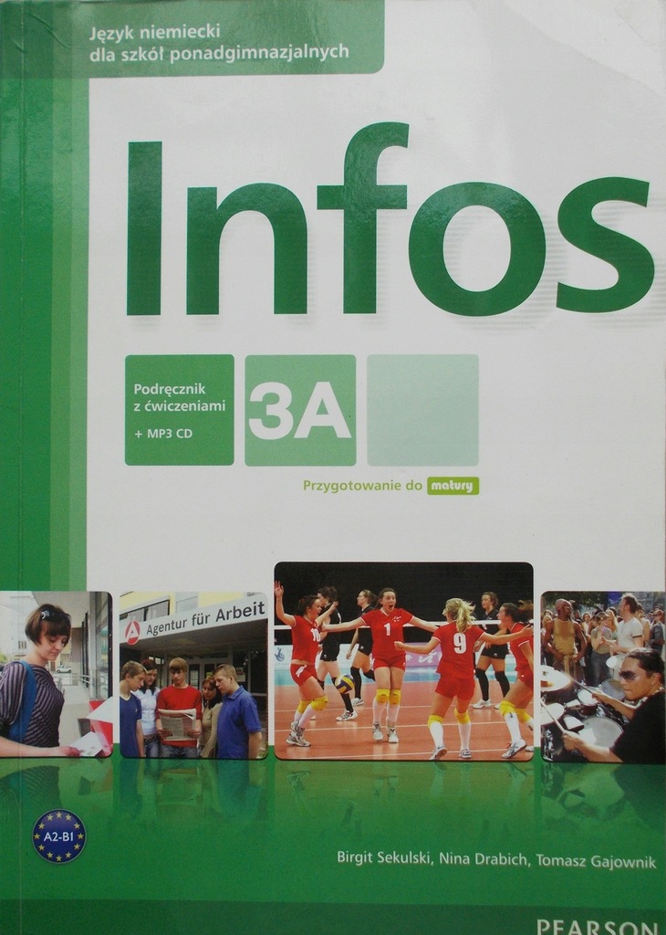 Infos 3A Podręcznik +CD Pearson