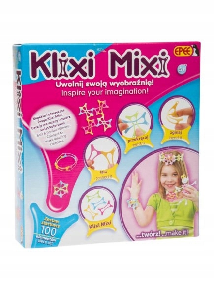 Klixi Mixi kreatywny zestaw klocki 696 sztuk
