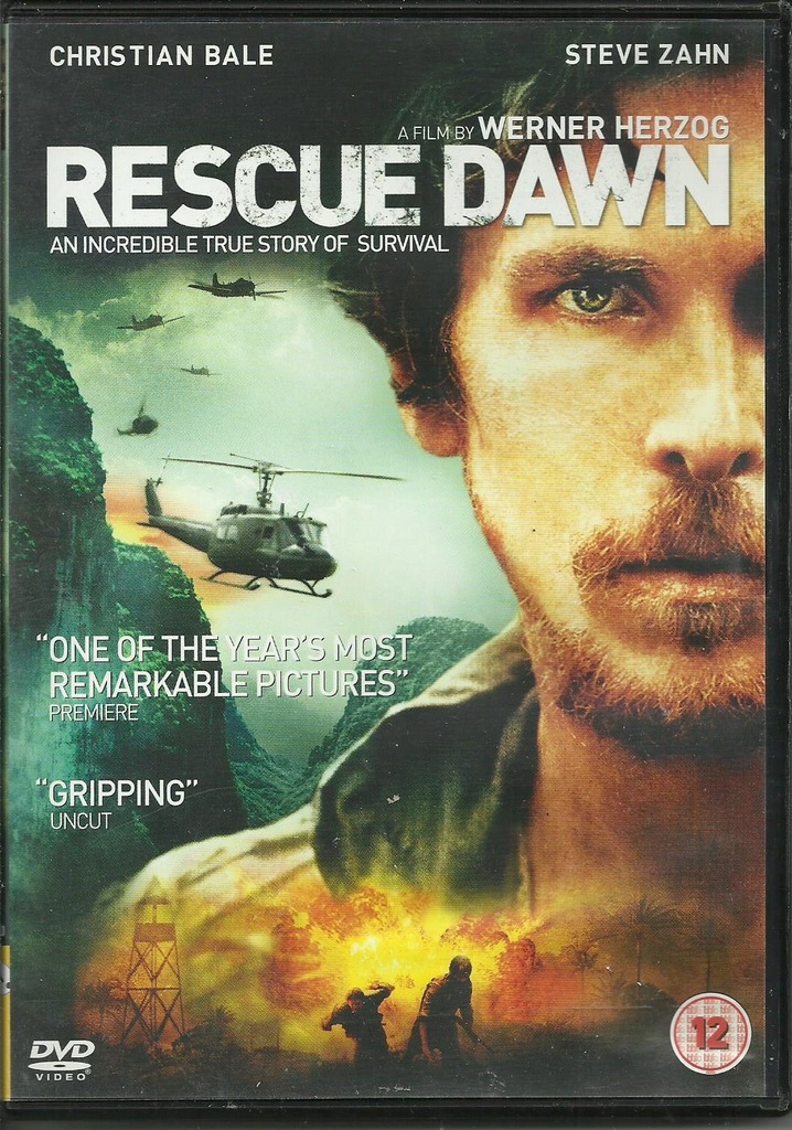 RESCUE DAWN - OPERACJA ŚWIT - CHRISTIAN BALE - DVD