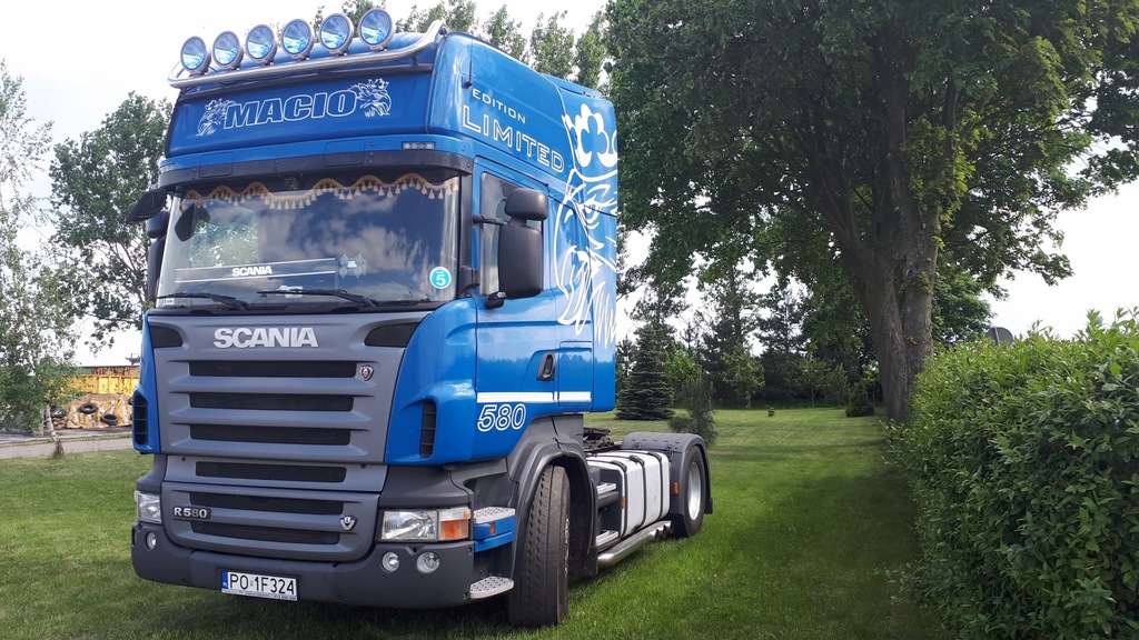 scania r500 manual retarder z pracą w belgi v8