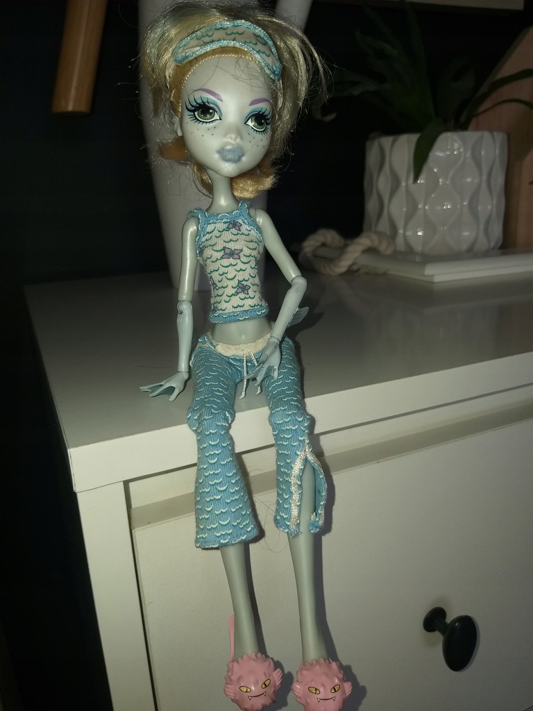 Lalka Monster High Lagoona Blue piżama party