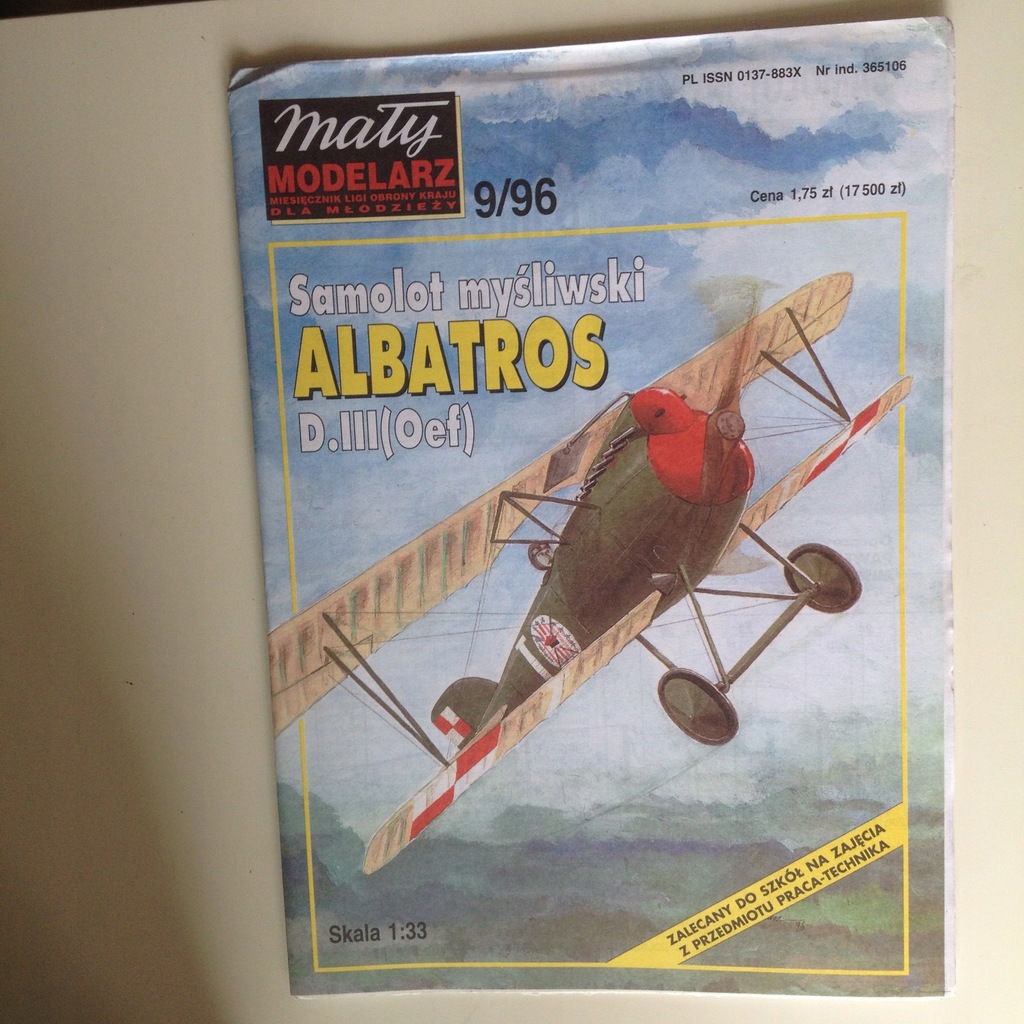 Mały Modelarz 9/96 - Samolot Myśliwski Albatros