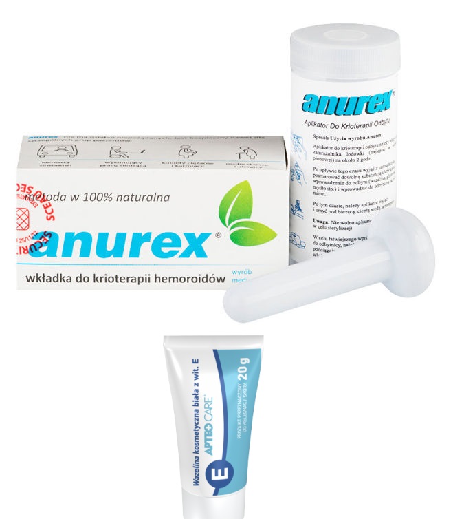 ANUREX krioterapia na hemoroidy +LUBRYKANT GRATIS|