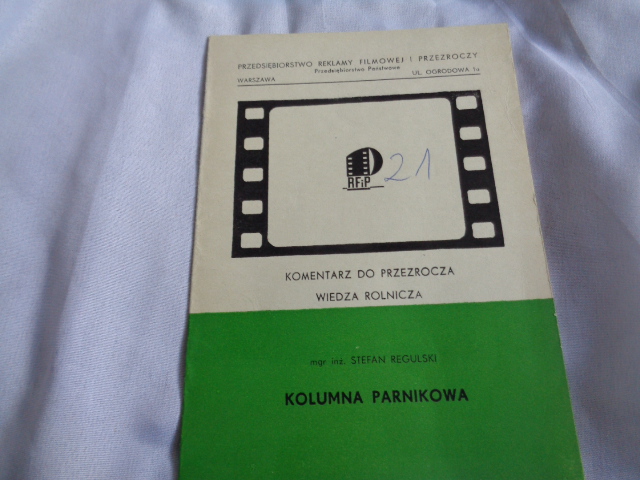 KOMENTARZ DO PRZEZROCZA kolumna parnikowa