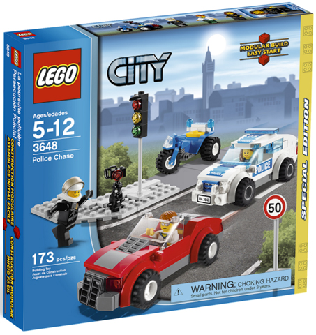 LEGO CITY 3648 Pościg Policyjny UNIKAT 2011