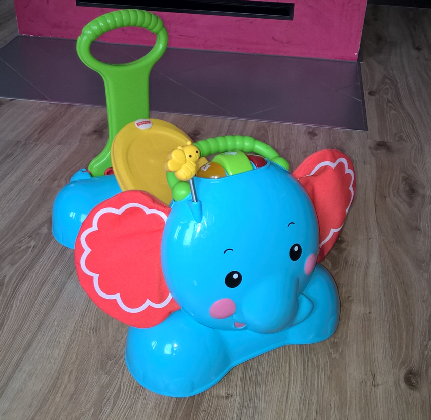 Fisher Price Słonik Chodzik Jeździk Skoczek 3w1