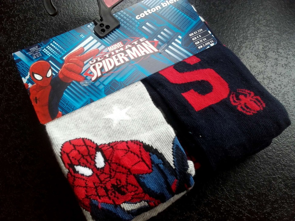 Spiderman skarpetki 4-pack