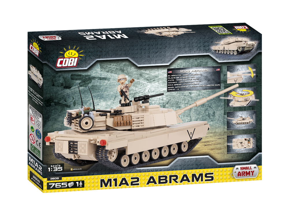 COBI Small Army Amerykański Czołg Abrams + GRATIS