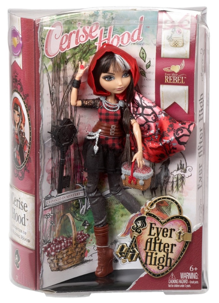 Ever After（エバーアフター）High Cerise Hood Mattel Ever After High BBD44 - oryginalna kolekcja lalka