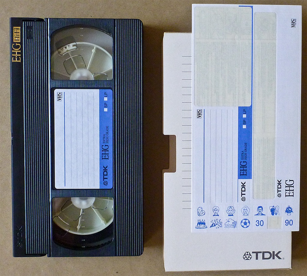 Kasety VHS firmy TDK zestaw 4 szt. SUPER OKAZJA 7204264885 oficjalne archiwum Allegro