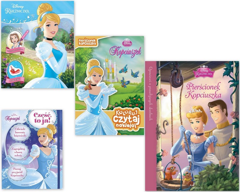 Kopciuszek Pierścionek Kopciuszka Disney naklejki