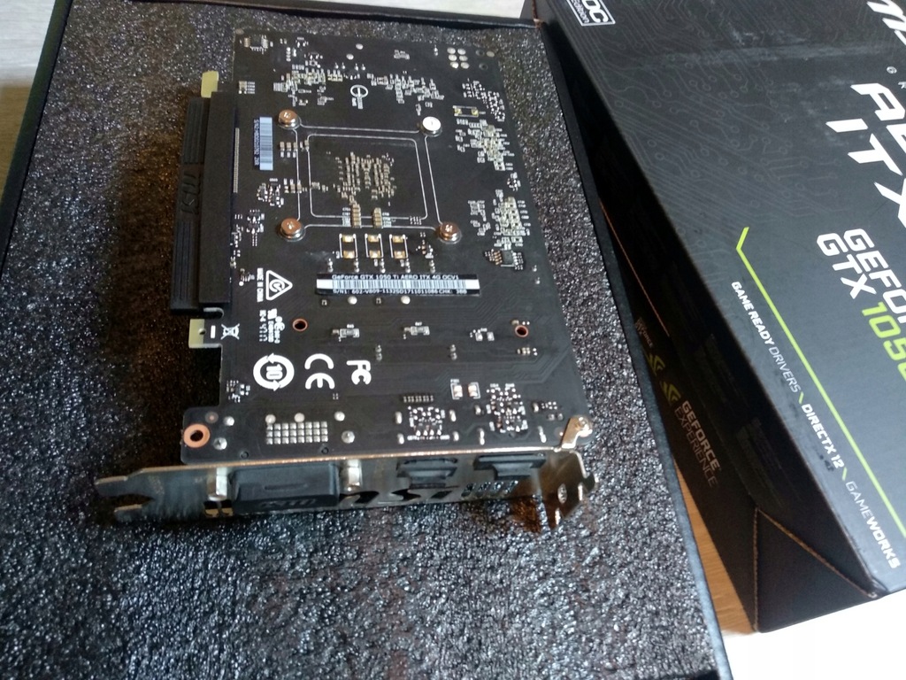 Msi Nvidia Geforce Gtx1050Ti 4gb Aero ITX dualfan - 7567487049