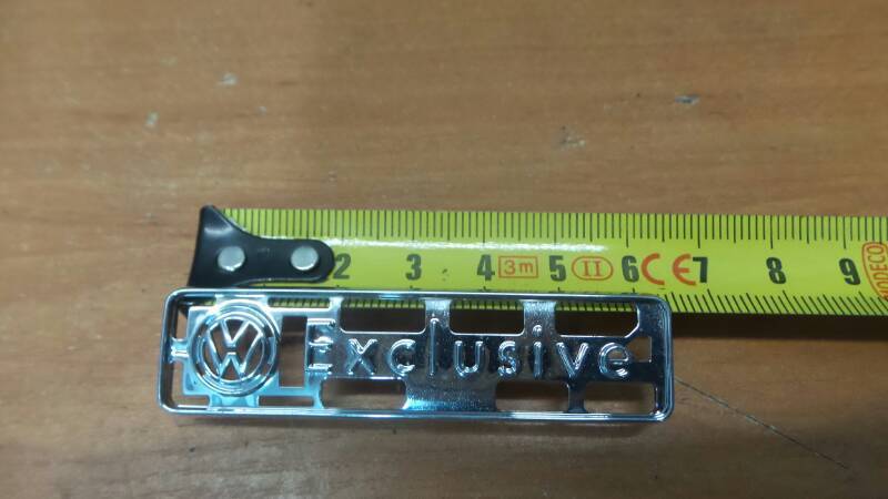 EMBLEMAT ZNACZEK NAPIS VW EXCLUSIVE
