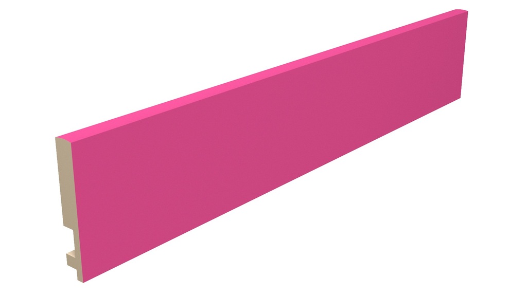 Listwa Przypodłogowa MDF 15x1,6cm różowa CENA-2,5m