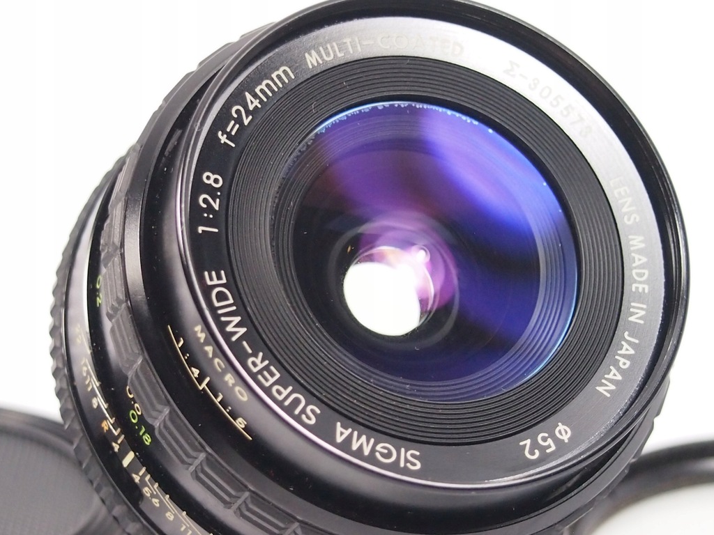 Obiektyw M42 Sigma 2.8 24mm szeroki kąt