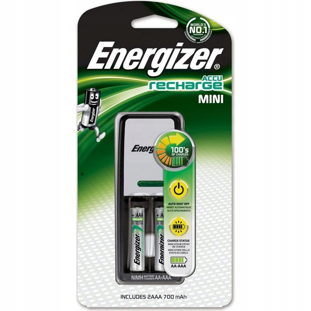 Ładowarka ENERGIZER Mini + 2*Akumulatorki AAA 700