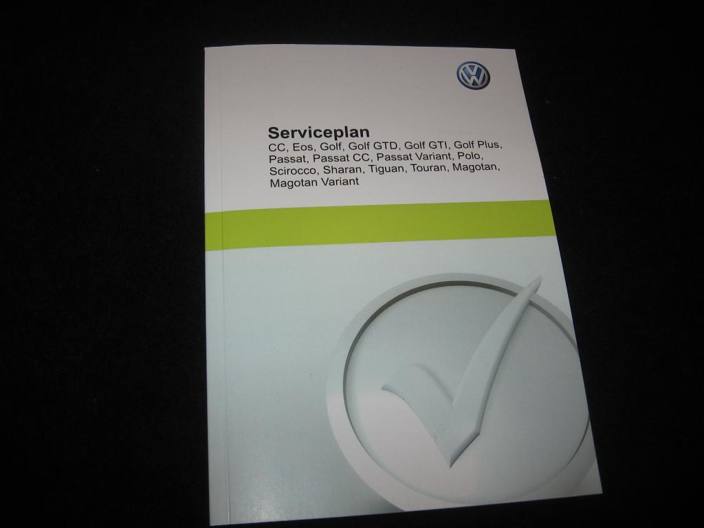 Volkswagen książka gwarancyjna serwisowa VW Niemcy