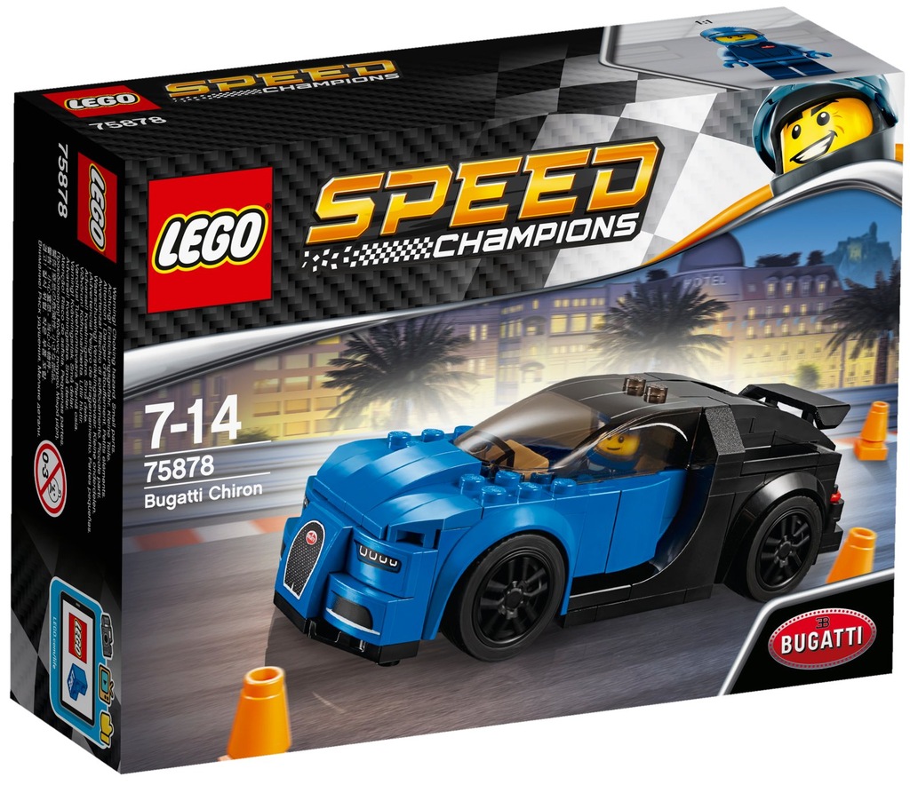 LEGO SPEED CHAMPIONS 75878 Bugatti Chiron 7155141822 oficjalne