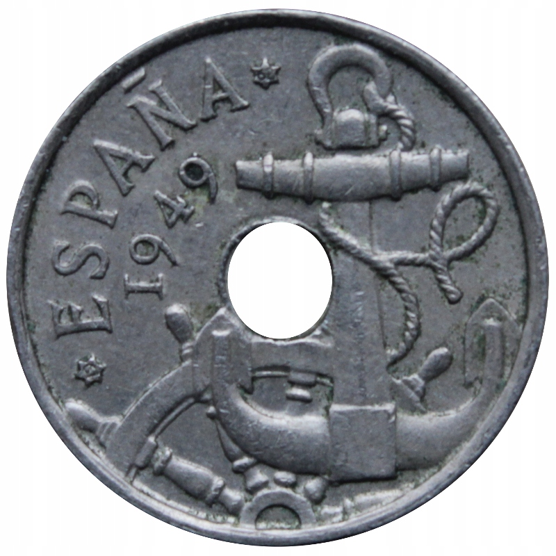 50 centimos 1949 (62) Hiszpania st.III