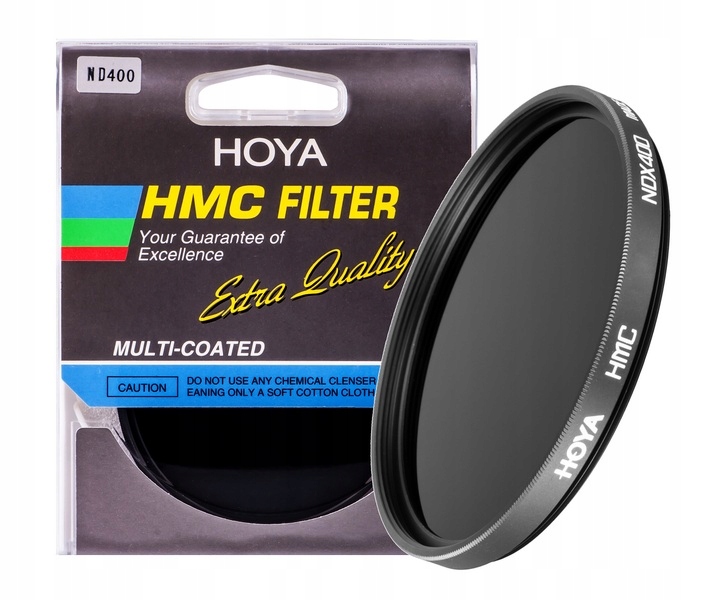 Neutralny szary filtr Hoya NDx400 seria HMC 52mm